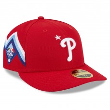 Бейсболка Philadelphia Phillies New Era 2023 MLB All-Star Game Workout Low Profile 59FIFTY - Red