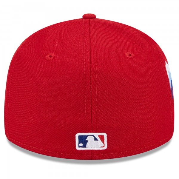 Бейсболка Philadelphia Phillies New Era 2023 MLB All-Star Game Workout Low Profile 59FIFTY - Red