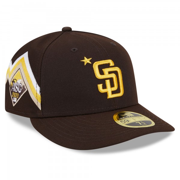 Бейсболка San Diego Padres New Era 2023 MLB All-Star Game Workout Low Profile 59FIFTY - Brown