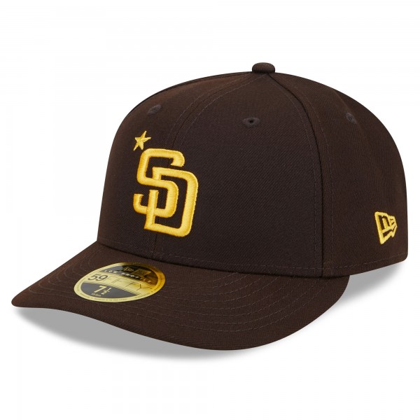 Бейсболка San Diego Padres New Era 2023 MLB All-Star Game Workout Low Profile 59FIFTY - Brown