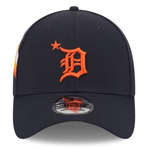 Бейсболка Detroit Tigers New Era 2023 MLB All-Star Game Workout 39THIRTY - Navy