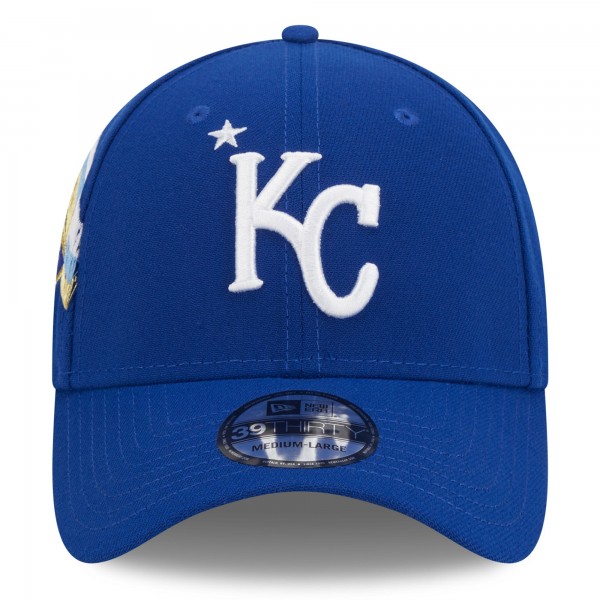 Бейсболка Kansas City Royals New Era 2023 MLB All-Star Game Workout 39THIRTY - Royal