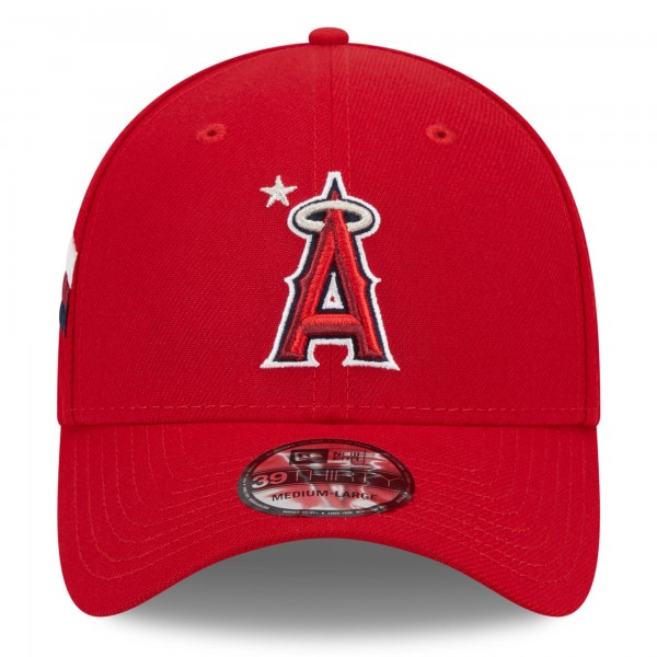 Бейсболка Los Angeles Angels New Era 2023 MLB All-Star Game Workout 39THIRTY - Red