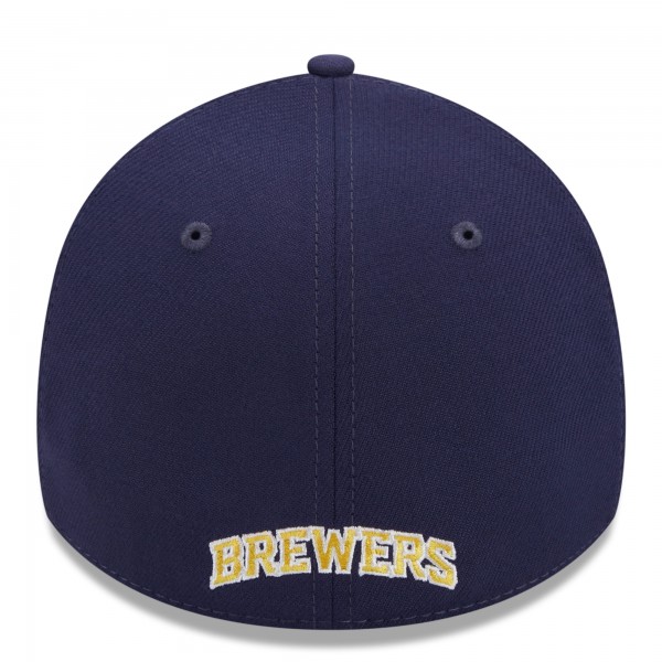 Бейсболка Milwaukee Brewers New Era 2023 MLB All-Star Game Workout 39THIRTY - Navy