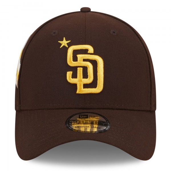 Бейсболка San Diego Padres New Era 2023 MLB All-Star Game Workout 39THIRTY - Brown