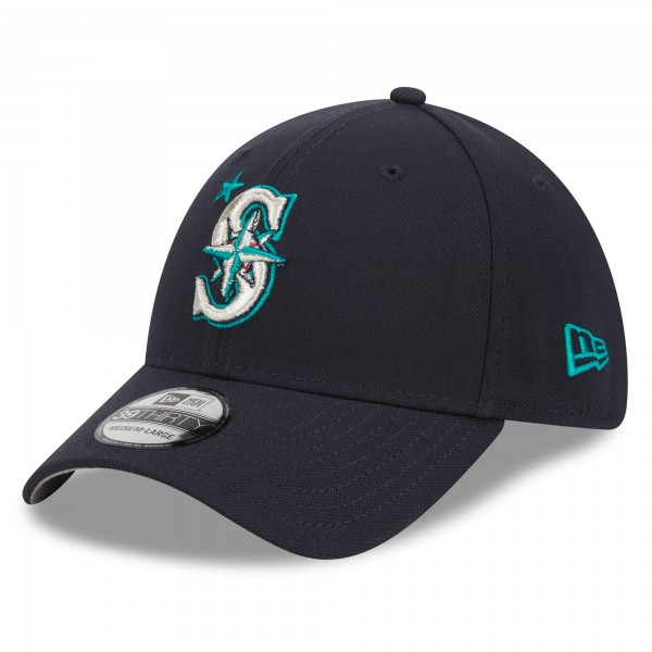 Бейсболка Seattle Mariners New Era 2023 MLB All-Star Game Workout 39THIRTY - Navy