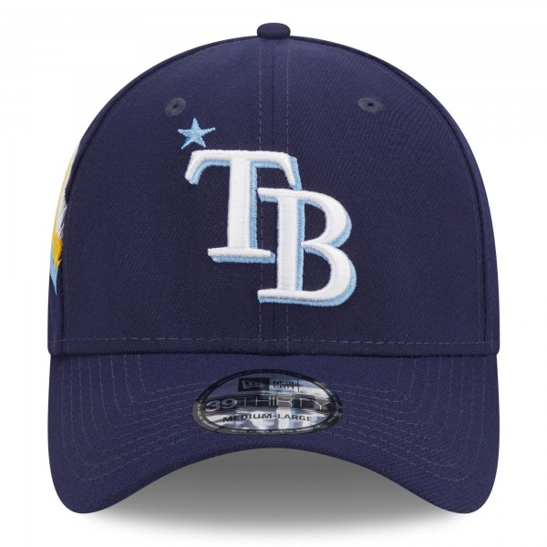 Бейсболка Tampa Bay Rays New Era 2023 MLB All-Star Game Workout 39THIRTY - Navy