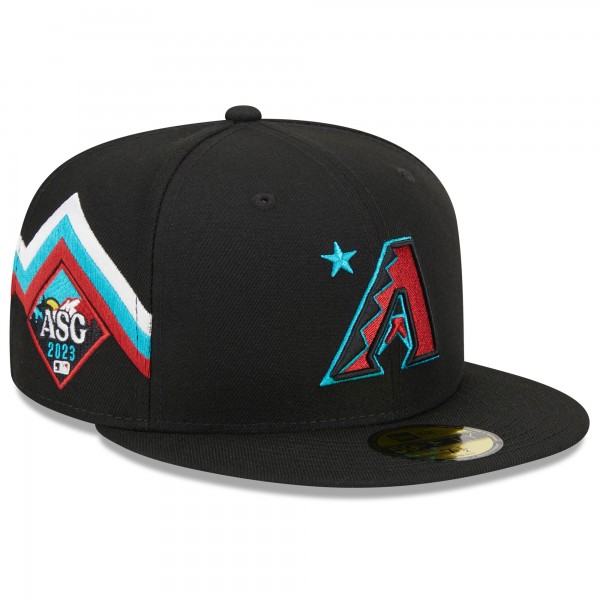 Бейсболка Arizona Diamondbacks New Era 2023 MLB All-Star Game Workout 59FIFTY - Black