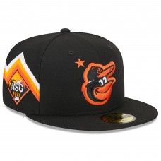 Бейсболка Baltimore Orioles New Era 2023 MLB All-Star Game Workout 59FIFTY - Black