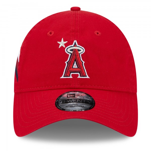Бейсболка Los Angeles Angels New Era 2023 MLB All-Star Game Workout 9TWENTY - Red