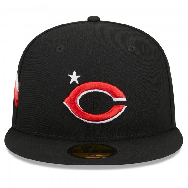 Бейсболка Cincinnati Reds New Era 2023 MLB All-Star Game Workout 59FIFTY - Black