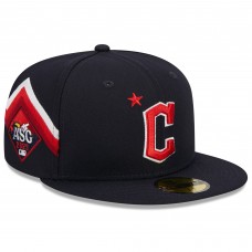 Бейсболка Cleveland Guardians New Era 2023 MLB All-Star Game Workout 59FIFTY - Navy