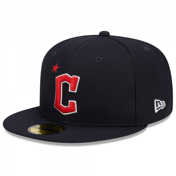 Бейсболка Cleveland Guardians New Era 2023 MLB All-Star Game Workout 59FIFTY - Navy