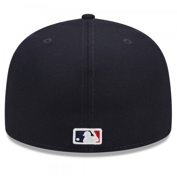Бейсболка Cleveland Guardians New Era 2023 MLB All-Star Game Workout 59FIFTY - Navy