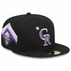 Бейсболка Colorado Rockies New Era 2023 MLB All-Star Game Workout 59FIFTY - Black