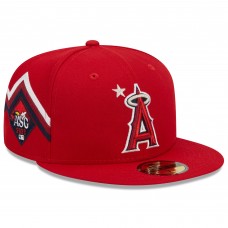 Бейсболка Los Angeles Angels New Era 2023 MLB All-Star Game Workout 59FIFTY - Red