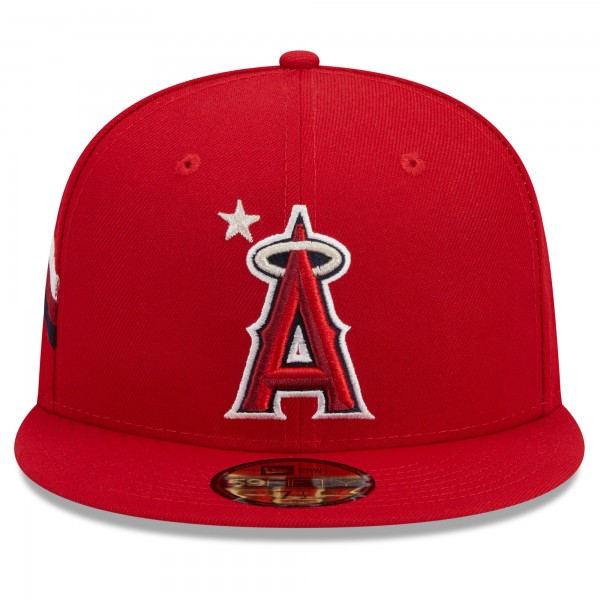 Бейсболка Los Angeles Angels New Era 2023 MLB All-Star Game Workout 59FIFTY - Red