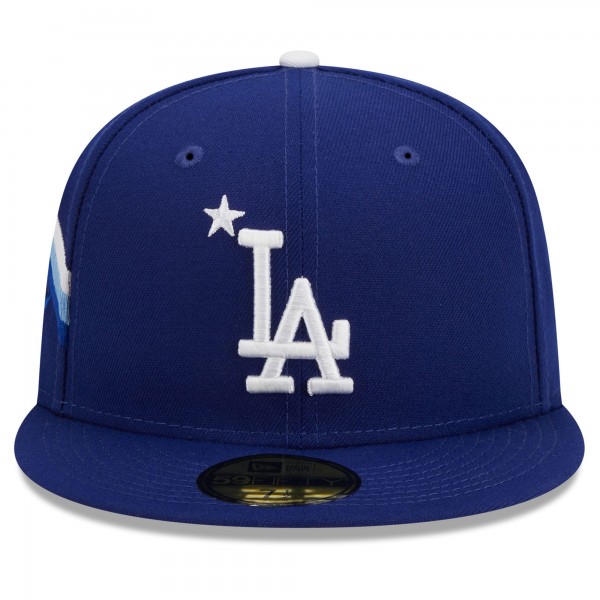 Бейсболка Los Angeles Dodgers New Era 2023 MLB All-Star Game Workout 59FIFTY - Royal
