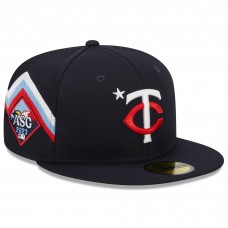 Бейсболка Minnesota Twins New Era 2023 MLB All-Star Game Workout 59FIFTY - Navy