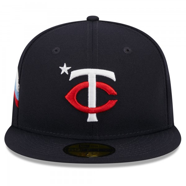 Бейсболка Minnesota Twins New Era 2023 MLB All-Star Game Workout 59FIFTY - Navy