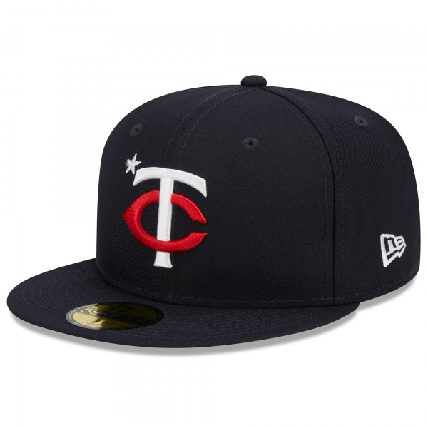 Бейсболка Minnesota Twins New Era 2023 MLB All-Star Game Workout 59FIFTY - Navy