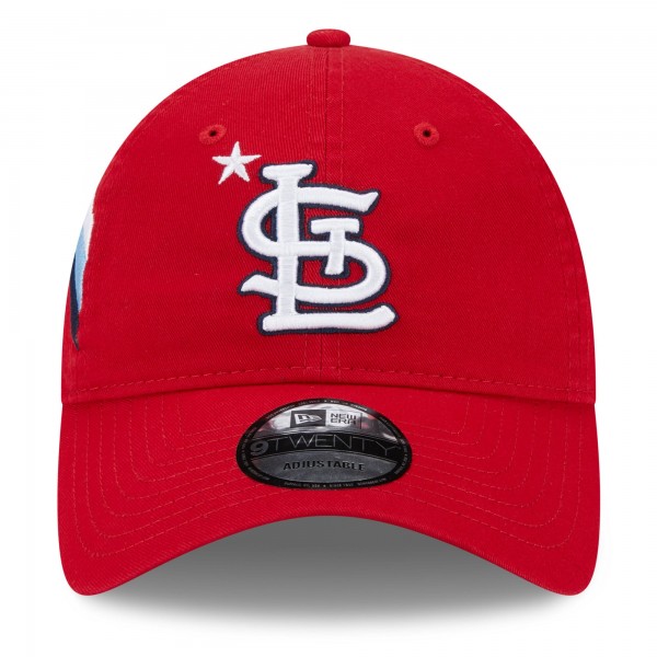 Бейсболка St. Louis Cardinals New Era 2023 MLB All-Star Game Workout 9TWENTY - Red