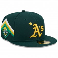 Бейсболка Oakland Athletics New Era 2023 MLB All-Star Game Workout 59FIFTY - Green