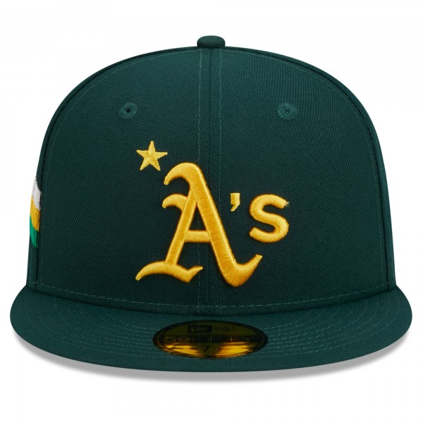 Бейсболка Oakland Athletics New Era 2023 MLB All-Star Game Workout 59FIFTY - Green