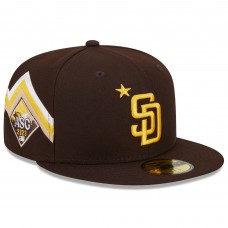 Бейсболка San Diego Padres New Era 2023 MLB All-Star Game Workout 59FIFTY - Brown