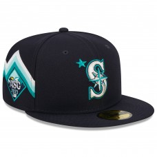 Бейсболка Seattle Mariners New Era 2023 MLB All-Star Game Workout 59FIFTY - Navy