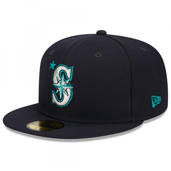 Бейсболка Seattle Mariners New Era 2023 MLB All-Star Game Workout 59FIFTY - Navy