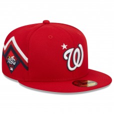 Бейсболка Washington Nationals New Era 2023 MLB All-Star Game Workout 59FIFTY - Red