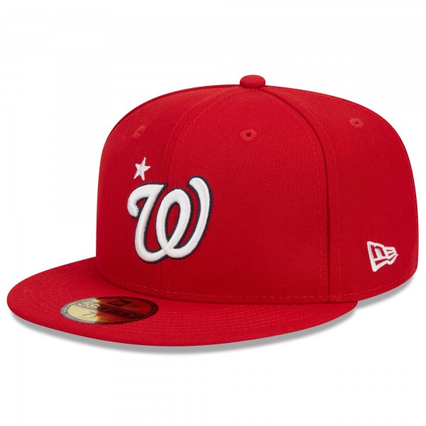 Бейсболка Washington Nationals New Era 2023 MLB All-Star Game Workout 59FIFTY - Red