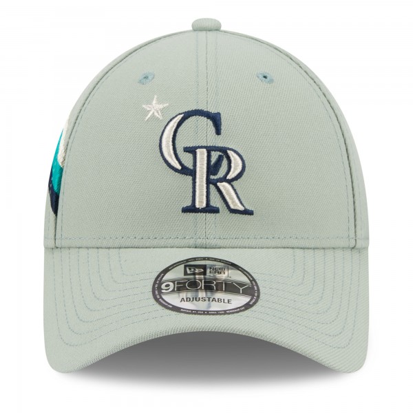 Бейсболка Colorado Rockies New Era 2023 MLB All-Star Game 9FORTY - Mint