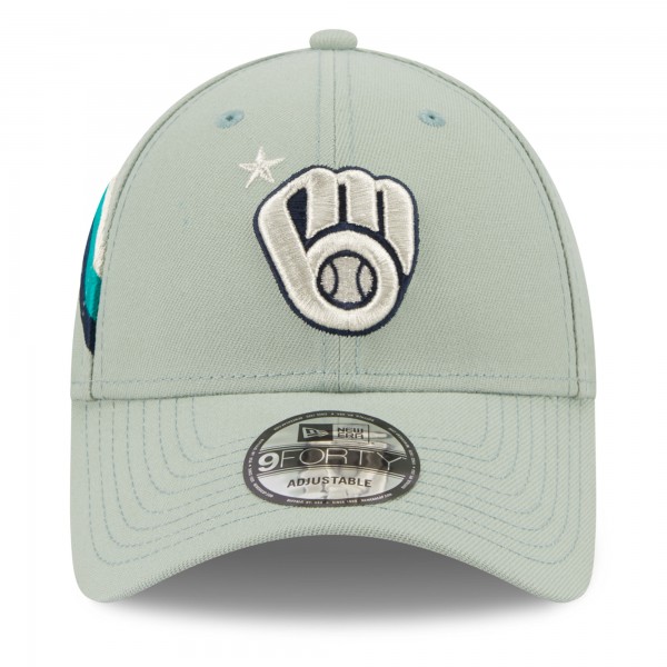 Бейсболка Milwaukee Brewers New Era 2023 MLB All-Star Game 9FORTY - Mint