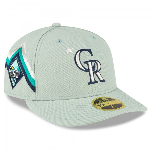 Бейсболка Colorado Rockies New Era 2023 MLB All-Star Game On-Field Low Profile 59FIFTY - Mint