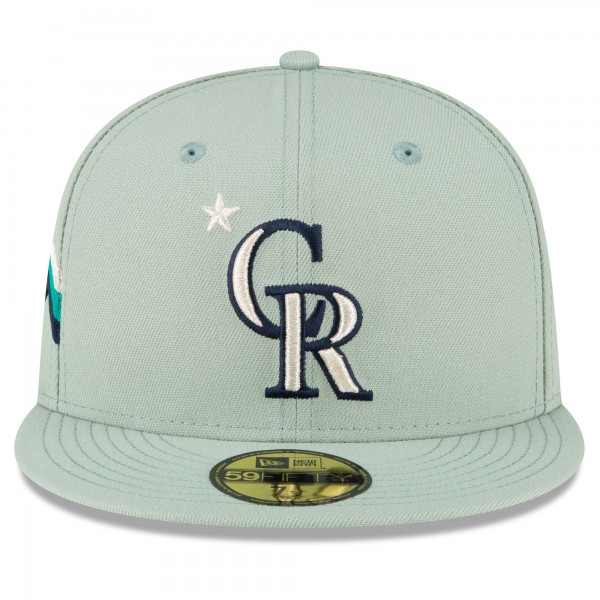 Бейсболка Colorado Rockies New Era 2023 MLB All-Star Game On-Field 59FIFTY - Mint
