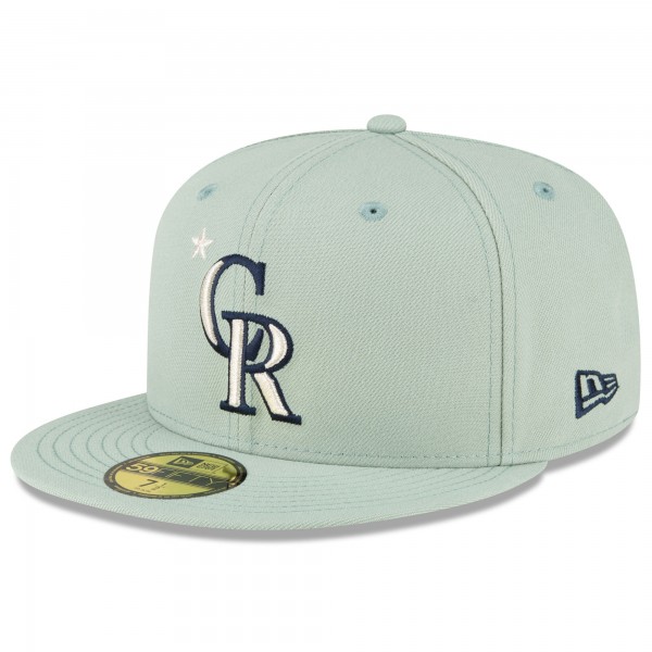 Бейсболка Colorado Rockies New Era 2023 MLB All-Star Game On-Field 59FIFTY - Mint