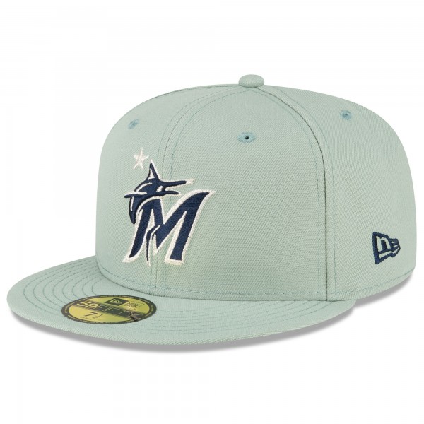 Бейсболка Miami Marlins New Era 2023 MLB All-Star Game On-Field 59FIFTY - Mint