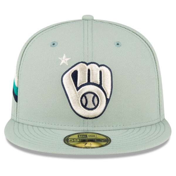 Бейсболка Milwaukee Brewers New Era 2023 MLB All-Star Game On-Field 59FIFTY - Mint
