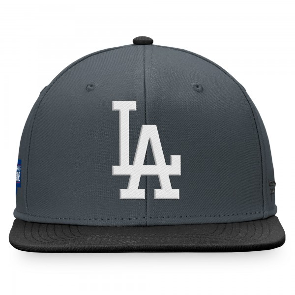 Бейсболка Los Angeles Dodgers Two-Tone Patch - Charcoal