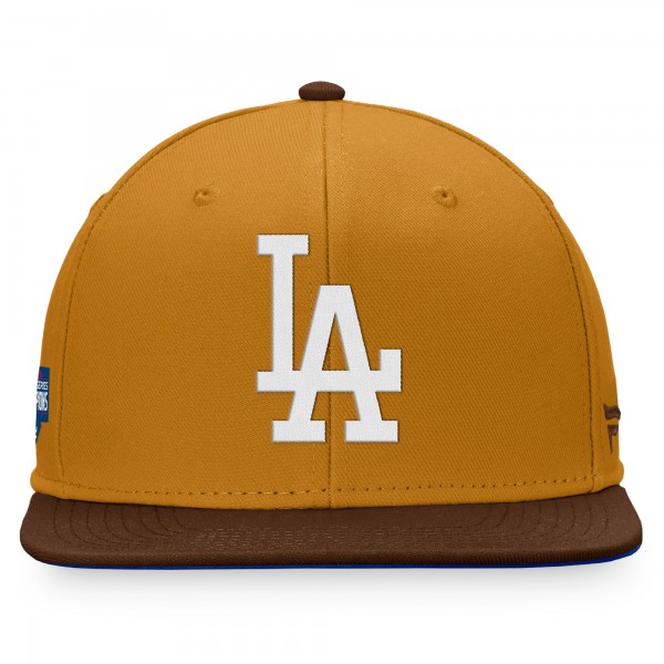 Бейсболка Los Angeles Dodgers Side Patch - Khaki/Brown