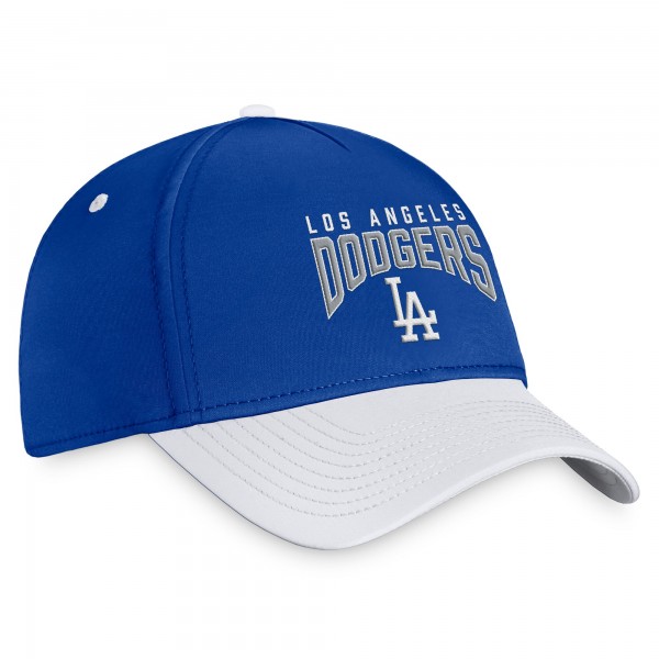 Бейсболка Los Angeles Dodgers Stacked Logo - Royal/White