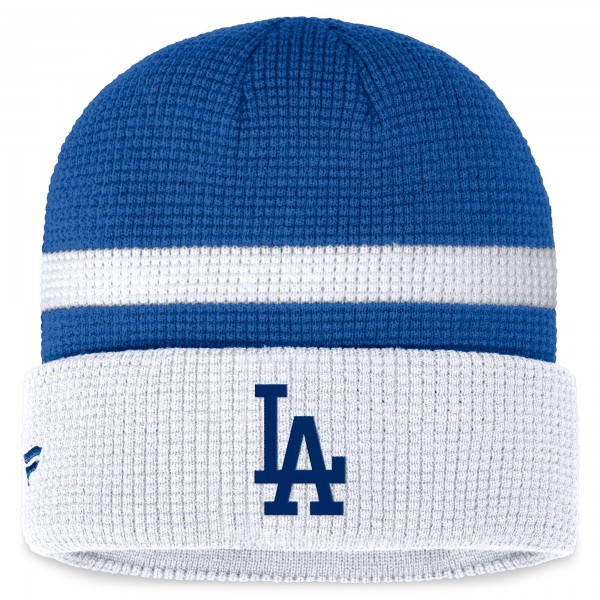 Шапка Los Angeles Dodgers Waffle Cuffed Knit - Royal