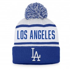 Шапка с помпоном Los Angeles Dodgers Cooperstown Collection Cuffed Knit - Royal/White