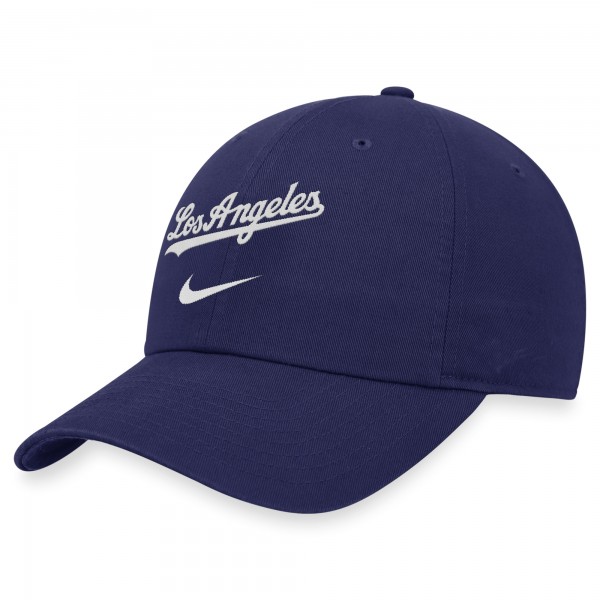 Бейсболка Los Angeles Dodgers Nike Wordmark Swoosh Heritage86 - Royal