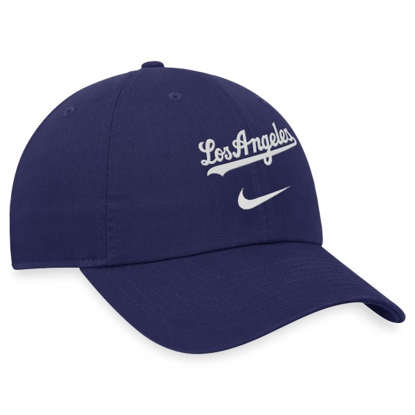 Бейсболка Los Angeles Dodgers Nike Wordmark Swoosh Heritage86 - Royal