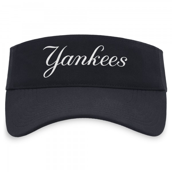 New York Yankees Nike Wordmark Performance Adjustable Visor - Navy