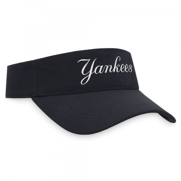 New York Yankees Nike Wordmark Performance Adjustable Visor - Navy