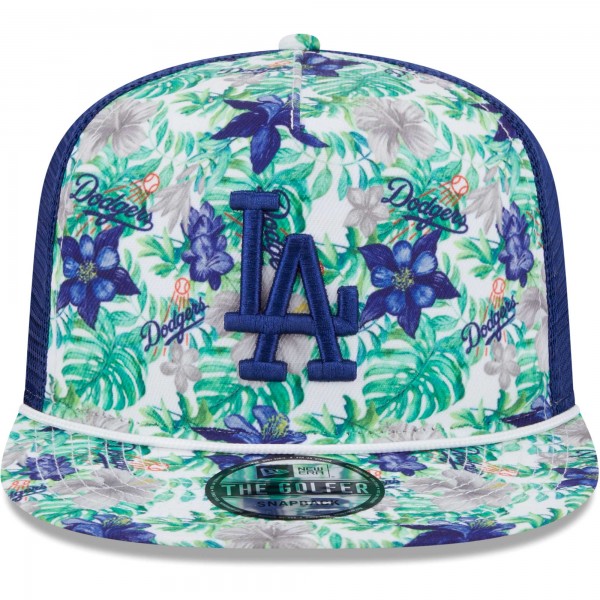 Бейсболка Los Angeles Dodgers New Era Tropic Floral Golfer Lightly Structured